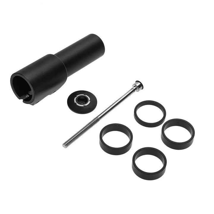 Extensor ghidon bicicleta aluminiu negru 28.6x115mm