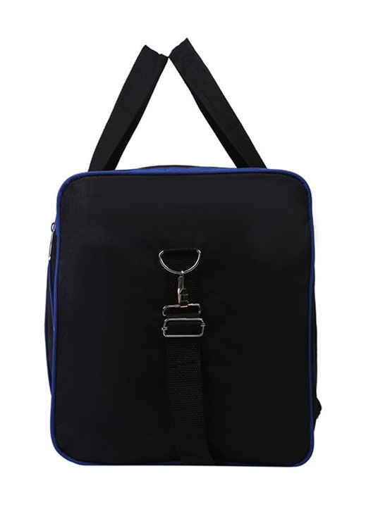 Oxford fitnesz táska, nagy kapacitású, fekete kék piros, 60x27x23cm