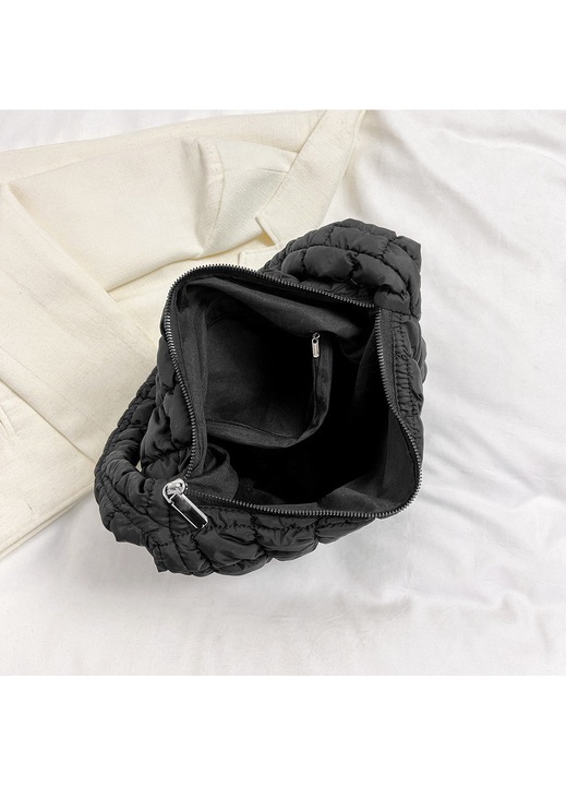 Nylon válltáska, négyzet alakú, puha, sokszínű, 30x26x6cm