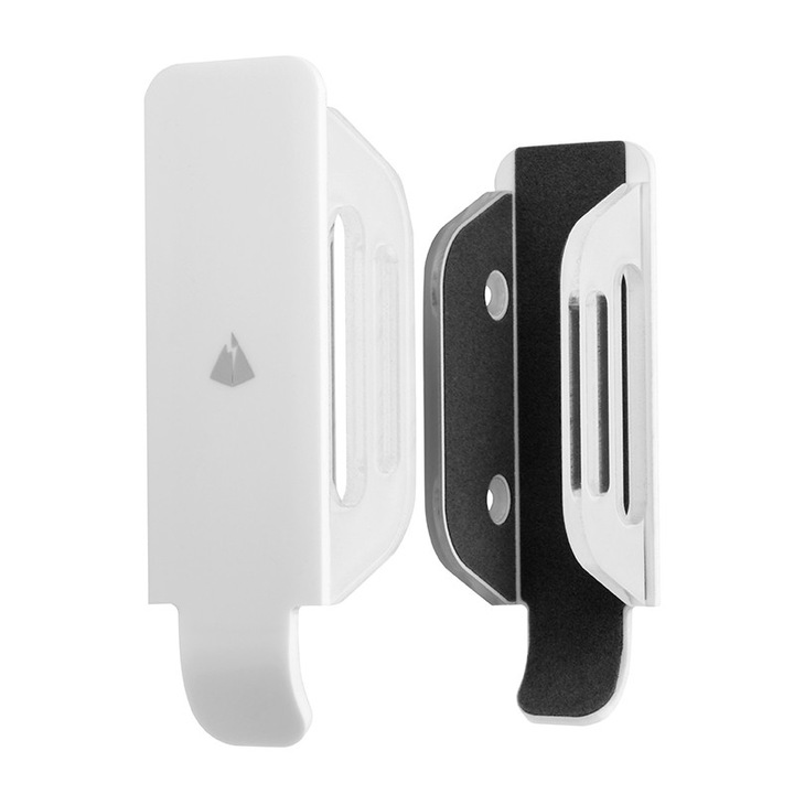 Suport desktop si perete pentru Mac Mini 2023 M2 transparent 20x9.7x5.5cm si 16.3x4.9x4.5cm