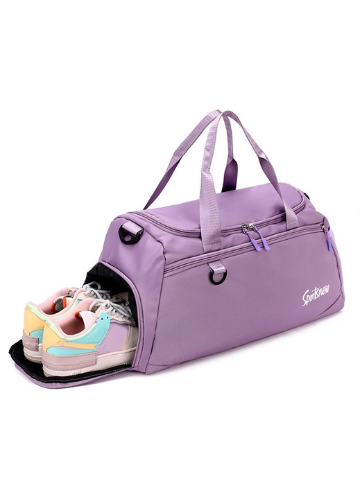 Oxford fitnesz táska, lila, 54x28x25cm, unisex