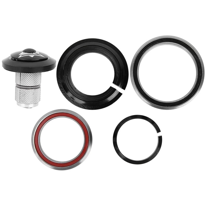 Set cuvete conice aluminiu negru 42-52mm pentru bicicleta
