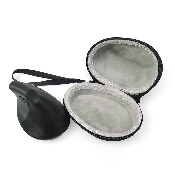 Husa protectie mouse vertical, negru, 14.5x10.2x10cm si 12.5x9.5x9cm