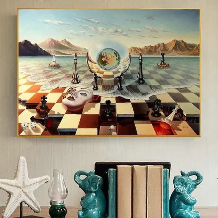 Puzzle Salvador Dali, 300/500/1000 darab, többszínű, 38x26cm/52x38cm/75x50cm