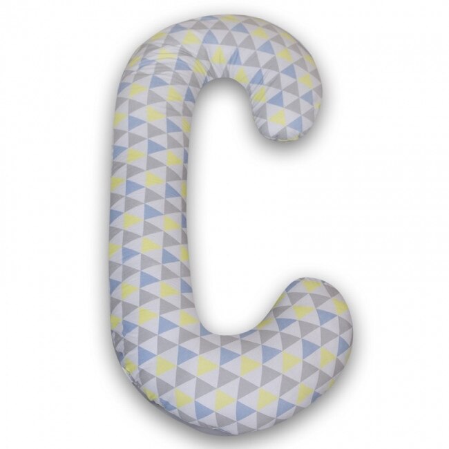 Perna pentru alaptat Duo Triunghiuri galbene