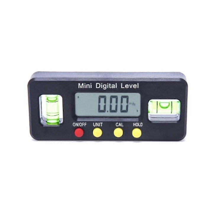 Дигитален инклинометър 150мм, ABS, преносим, LCD екран, 4x90°