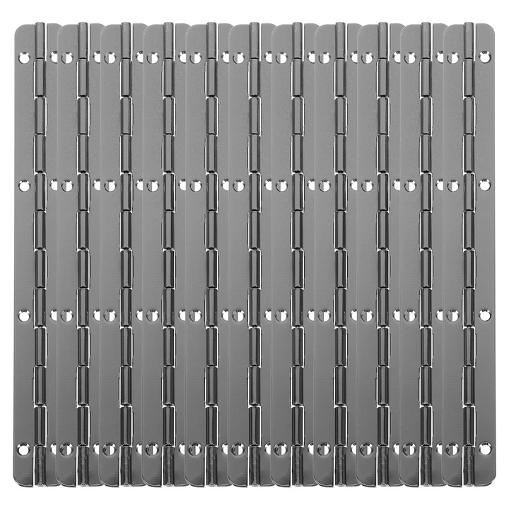 Balamale pian, set 10 bucati, fier, negru, 15x1.7x0.4cm