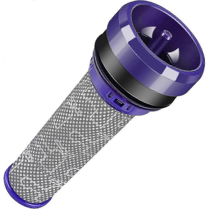 Предмоторен филтър, съвместим с прахосмукачки Dyson DC33c DC37 DC39 DC28C DC53, за многократна употреба, бял