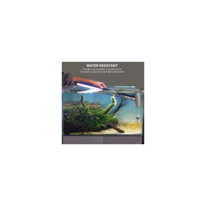 Lumina LED acvariu 45x60cm reglabila spectru complet 3 moduri multicolor 11W