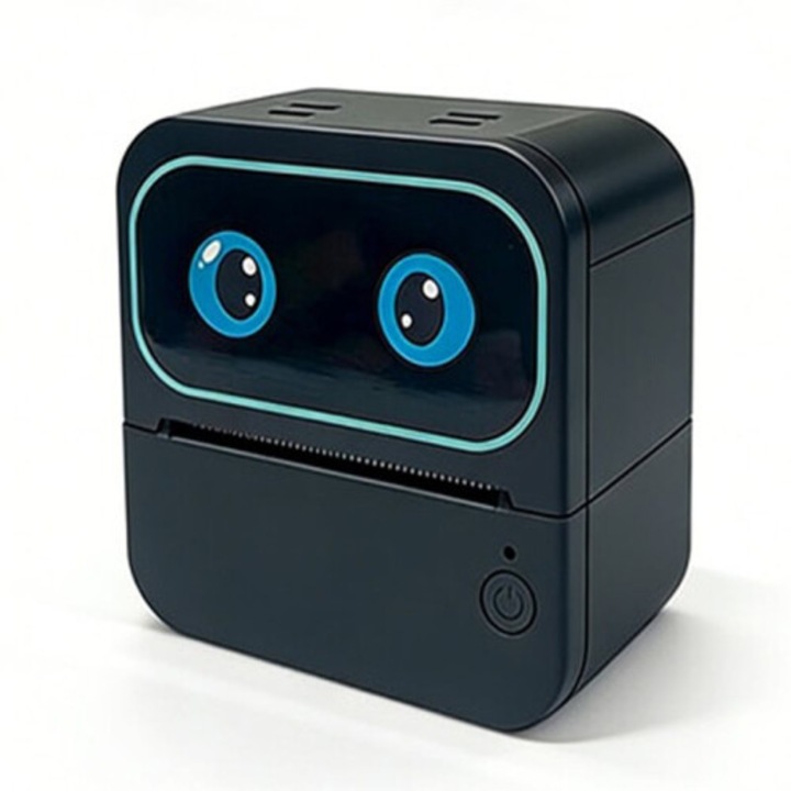 Преносим термопринтер AI, черен, USB WiFi, презареждаем