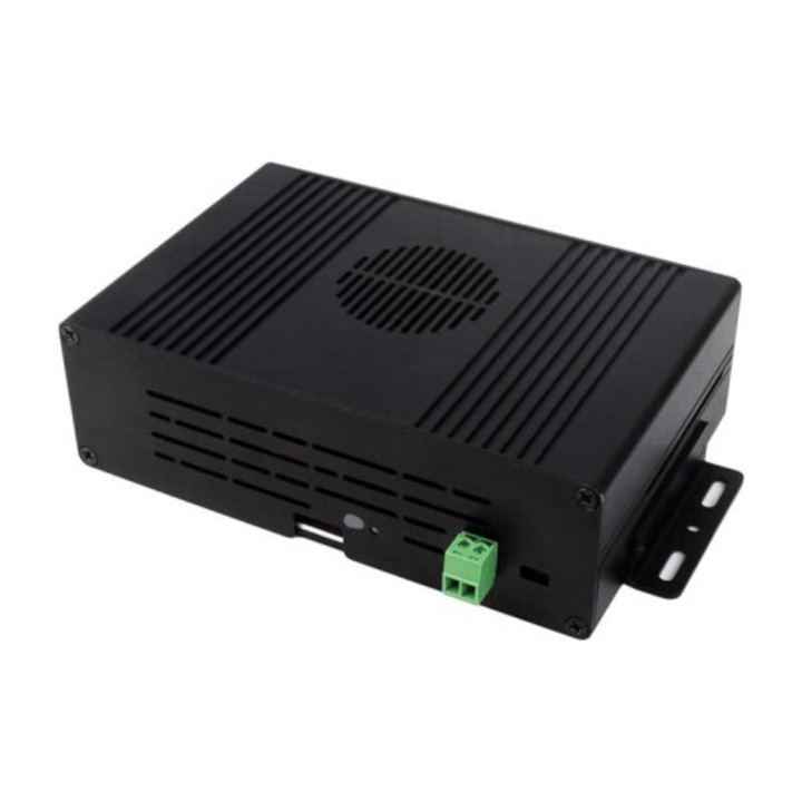 Комплект кутия за Raspberry Pi 5, PCIe към M.2 NVMe, активно охлаждане, черен