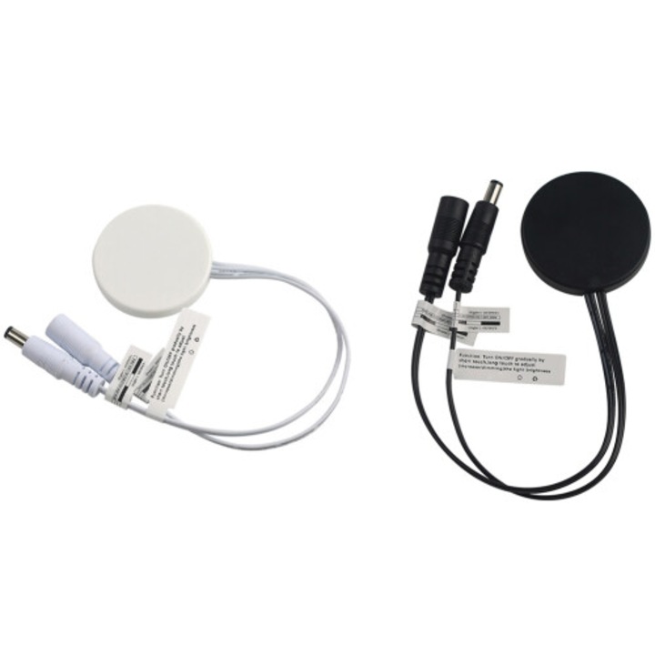Comutator senzor ascuns 12V 24V, control tactil cu unda, set 2 bucati