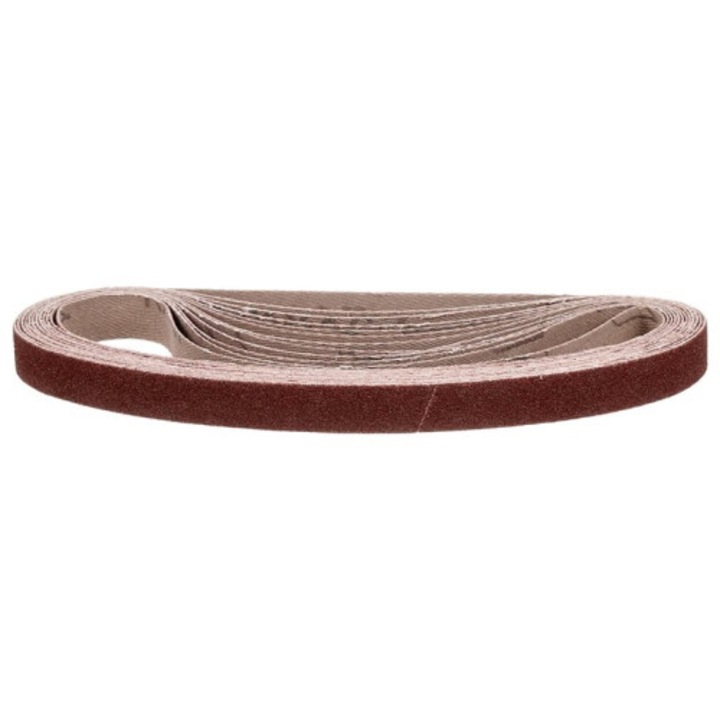 Set 50 benzi abrazive 330x10mm pentru lemn, aluminiu oxid