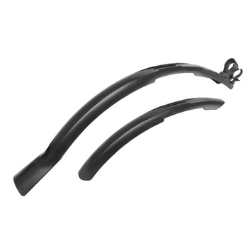 Set aparatori noroi plastic, M-Wave, 26''-29'', Negru Set aparatori noroi plastic, M-Wave, 26''-29'', Negru