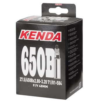 Camera Kenda, 27,5/650B x 2.80-3.20 FV-48 mm, 1 mm grosime Camera Kenda, 27,5/650B x 2.80-3.20 FV-48 mm, 1 mm grosime