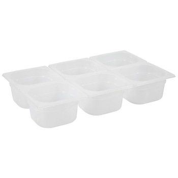 Tava Hendi Gastronorm GN 1/9 100 mm 1 lt - polipropilena Tava Hendi Gastronorm GN 1/9 100 mm 1 lt - polipropilena