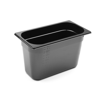 Tava Gastronorm GN 1/3 100 mm 4 lt - policarbonat negru- Hendi Tava Gastronorm GN 1/3 100 mm 4 lt - policarbonat negru- Hendi