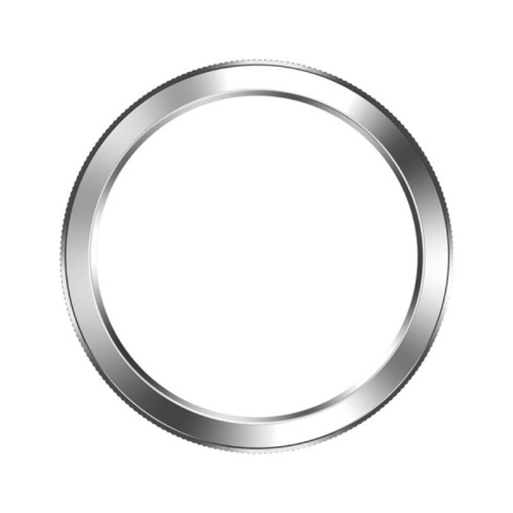 Inel bezel din otel inoxidabil pentru Xiaomi Watch S3 S4, argintiu, rezistent