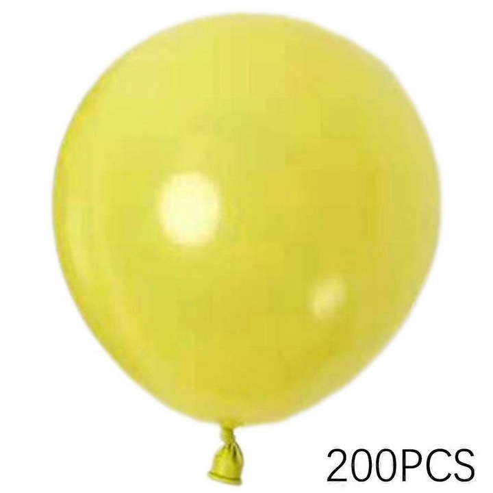 Latex lufi 5 hüvelykes, 200 db-os szett, többszínű, mini
