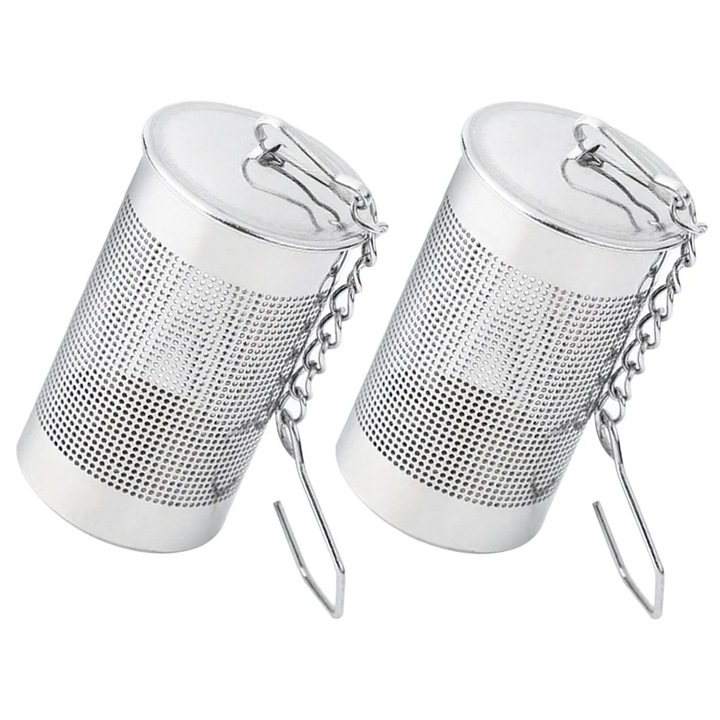 YANYXR rozsdamentes acél teafilter 4x2.3x2.3cm, 2 db-os szett