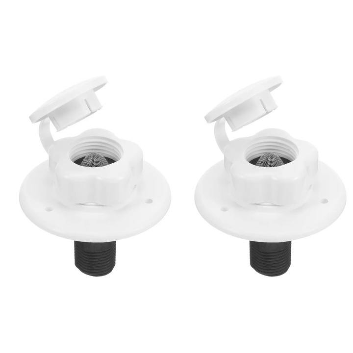 Supapa intrare apa plastic 7.5x7.5x7.5cm set 2 buc