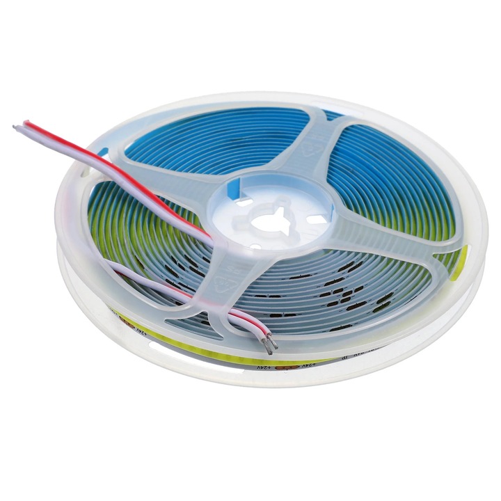 Banda LED flexibila 24V 320 LED/m alb 6500-7000K 500x0.8x0.2cm
