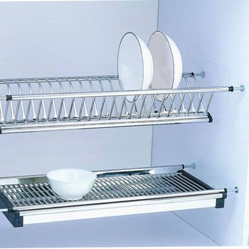 Scurgator, picurator vase, din otel inoxidabil, pentru latime exterioara corp 450 mm Scurgator, picurator vase, din otel inoxidabil, pentru latime exterioara corp 450 mm