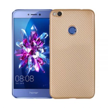 Husa Huawei Y6 II i-Zore Carbon Fiber Auriu/Gold Husa Huawei Y6 II i-Zore Carbon Fiber Auriu/Gold