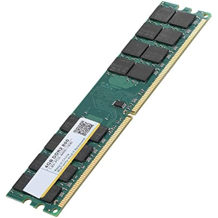 Memória RAM DDR2 K0538-C260803-1430-AMZ, 4 GB, 800 MHz (PC2-6400), 240 tűs, zöld