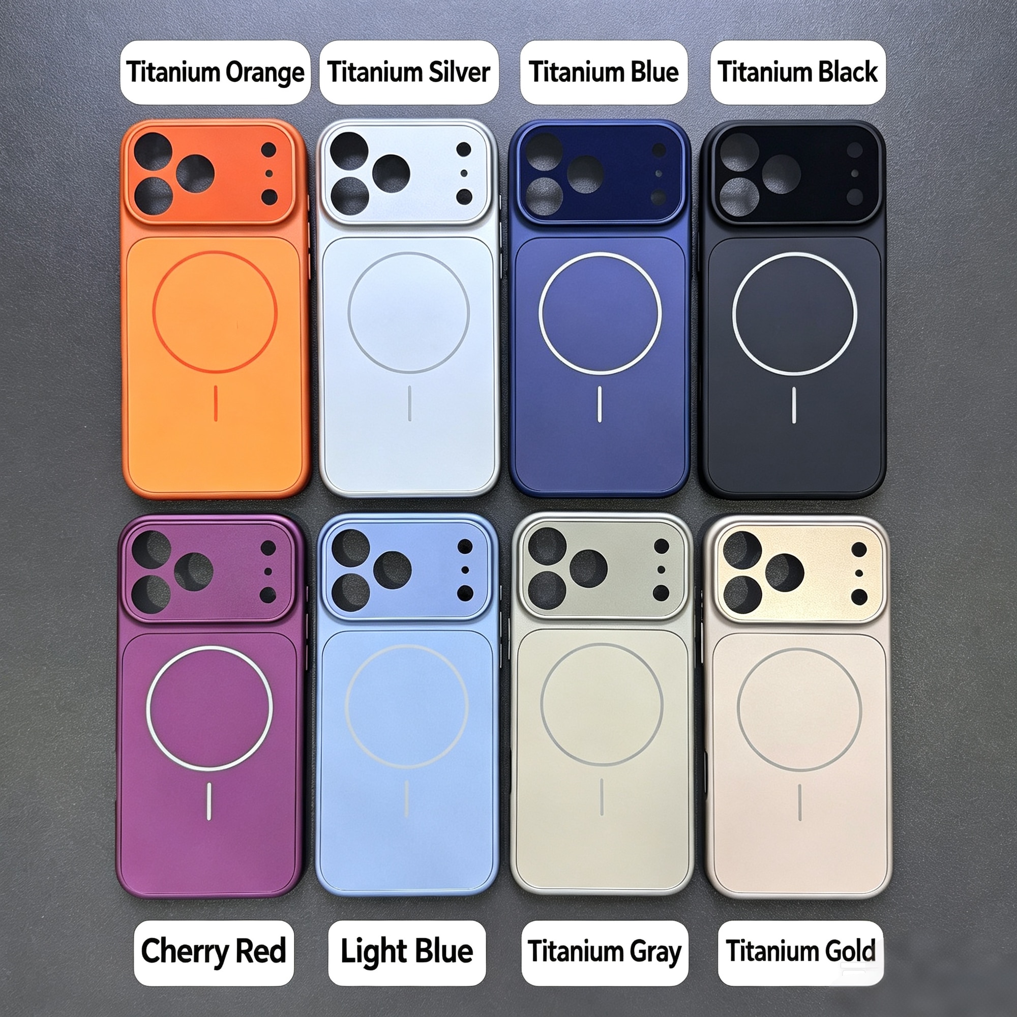 Husa telefon ultra-subtire magnetica mata, protectie lentila sticla Corning, pentru iPhone 16 Pro Max