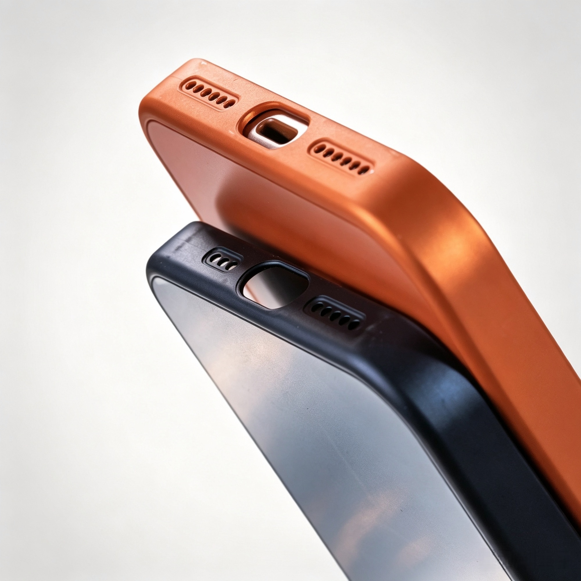 Husa telefon ultra-subtire magnetica mata, protectie lentila sticla Corning, pentru iPhone 16 Pro Max