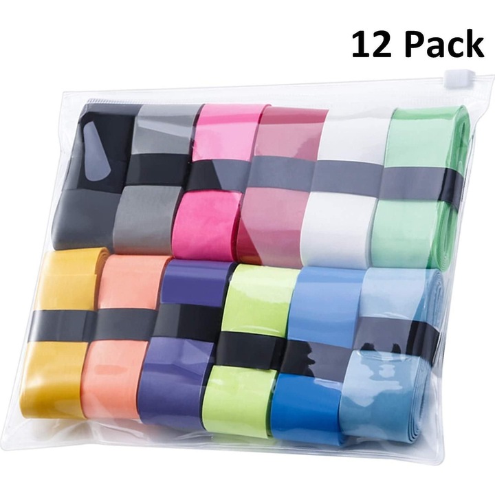 12 db-os Multicolor Overgrip Készlet Teniszütőkhöz 110x2.5x0.075cm