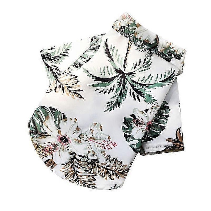 Лятна риза за кучета и котки, хавайски стил, многоцветна, размери XS-XXL
