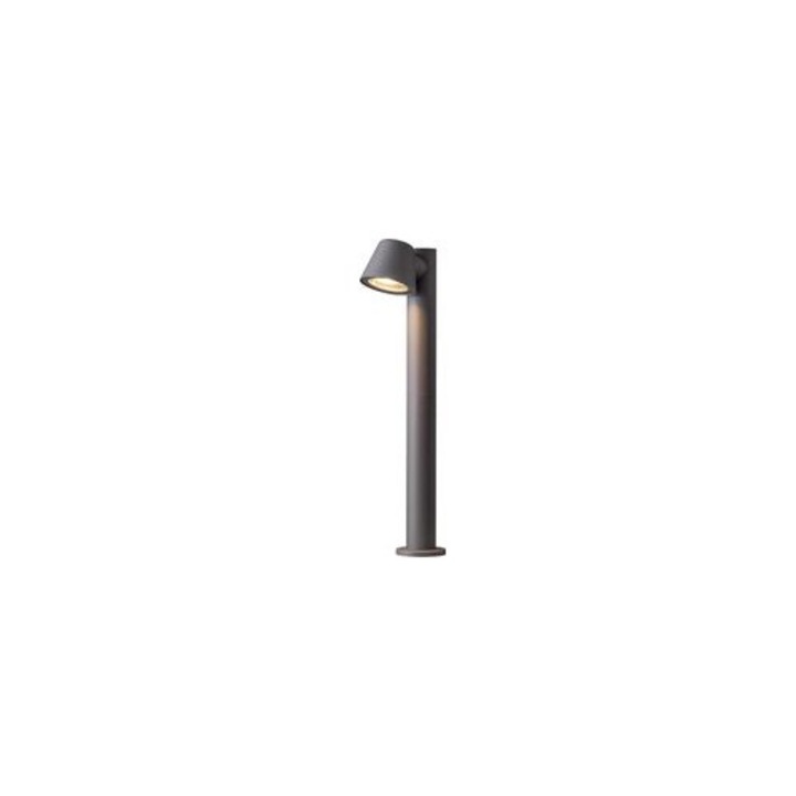 Kültéri állólámpa, 5W 3000K, IP44, alumínium, sötétszürke, 63x12.5cm