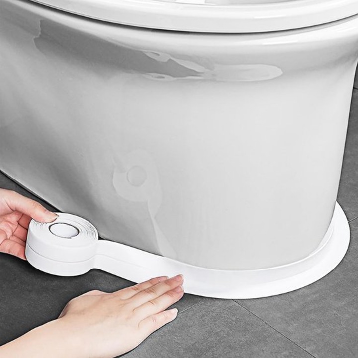 Fehér PVC öntapadó tömítőszalag 38mmx3.2mx0.07mm víz- és penészálló