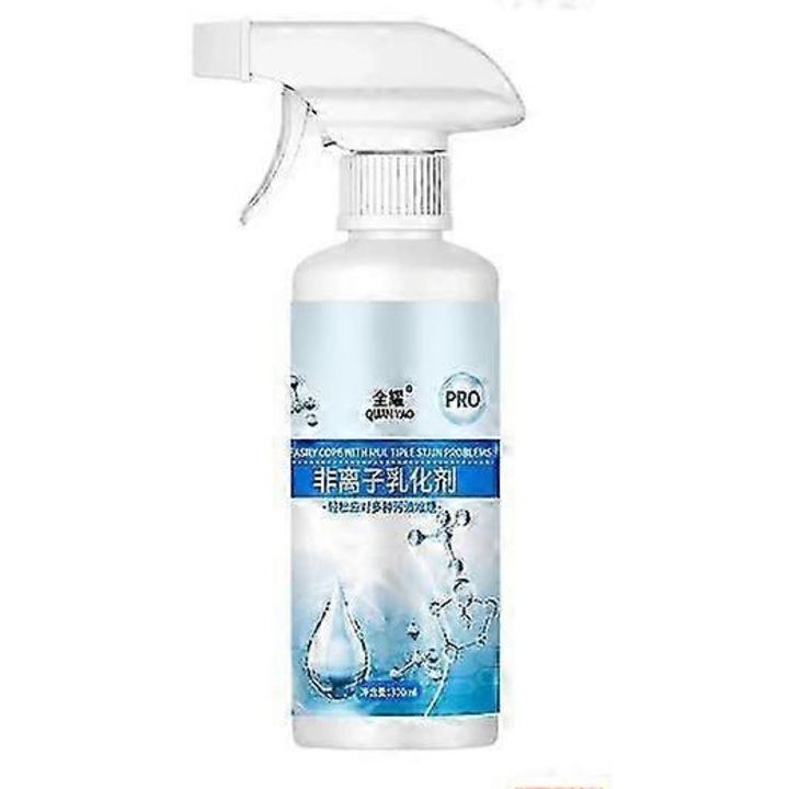 Folttisztító és fehérítő spray, nemionos emulgeálószer, ruhákhoz, 1 db