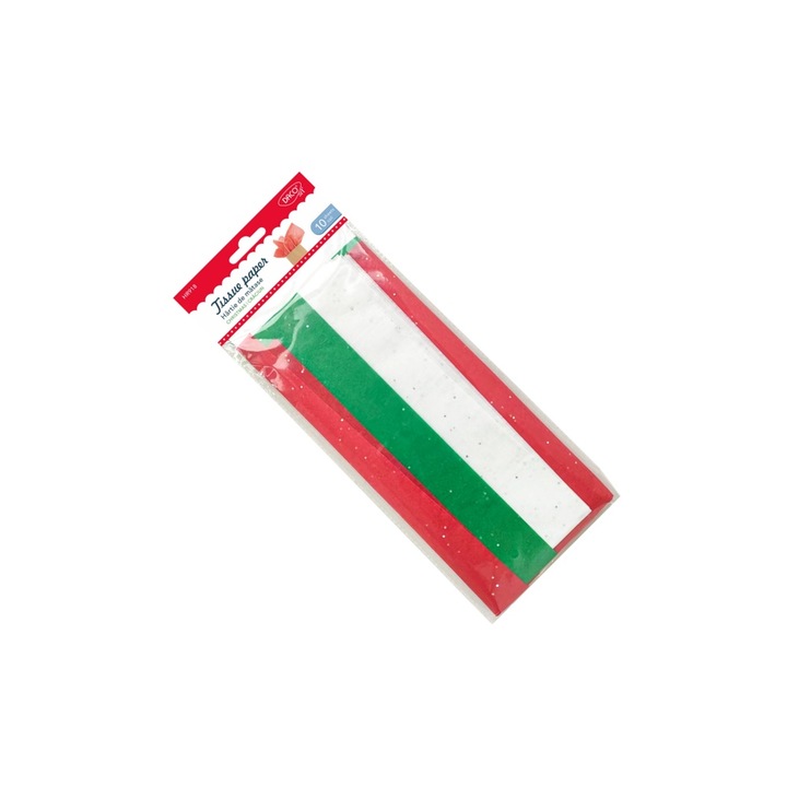 Hartie matase Craciun Multicolor, 50, 8 x 50, 8 cm, subtire si flexibila, ideala pentru decoratiuni festive, ambalarea cadourilor si proiecte creative DACOART sku11