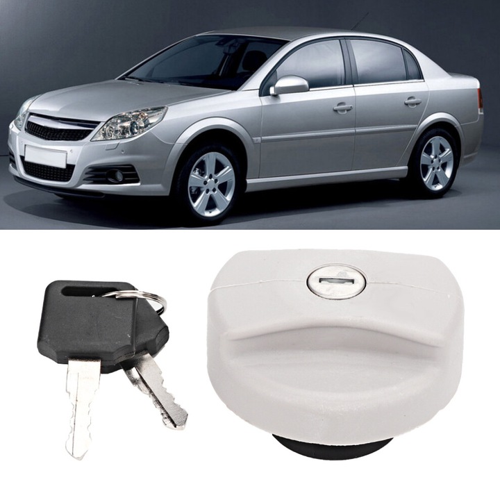 Szürke üzemanyagtartály sapka zárral és kulcsokkal Opel Vectra Astra 1702834 93224461