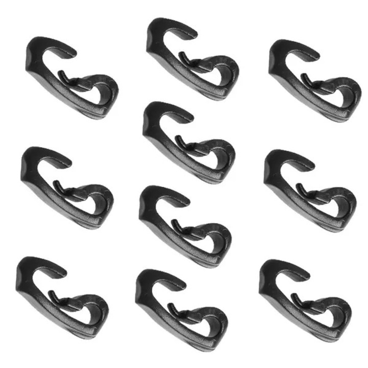 10 db-os kemping csipesz készlet, műanyag, 2cm