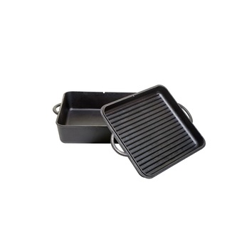 Ceaun din fonta dreptunghiular cu capac - cuptor olandez Camp Chef 33 cm 7,6 litri CC-DO13S Ceaun din fonta dreptunghiular cu capac - cuptor olandez Camp Chef 33 cm 7,6 litri CC-DO13S