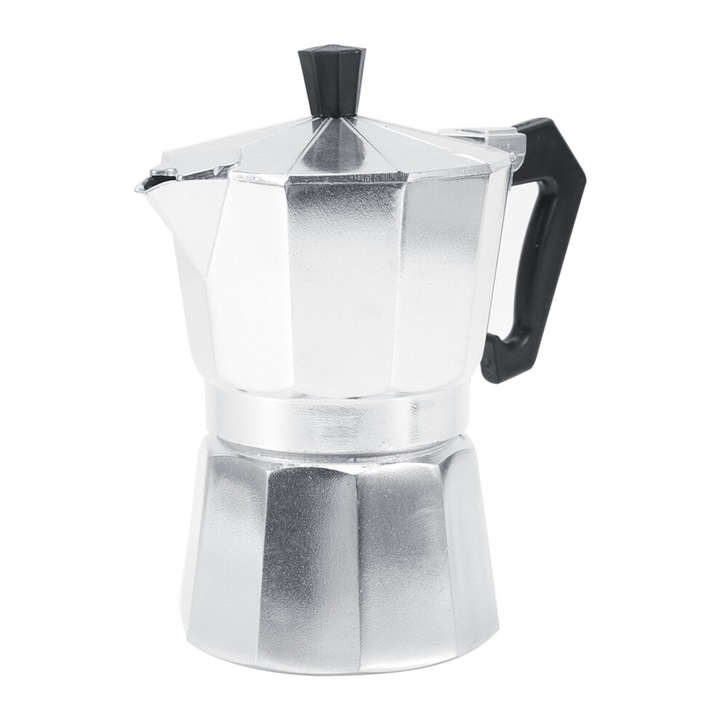 Olasz alumínium Moka eszpresszó kávéfőző 100ml ezüst 2 csésze