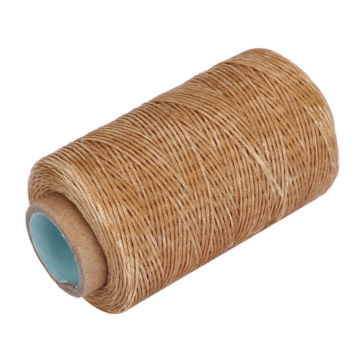 Viaszolt cérna varráshoz, 150D, 250m, khaki