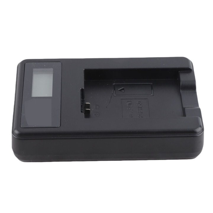 Incarcator baterie camera NP-FW50 LCD negru 57g