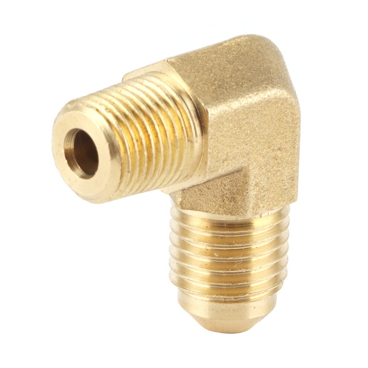 Adaptor fiting 4 AN la 1/8 NPT cot 90 grade alama rezistent la coroziune