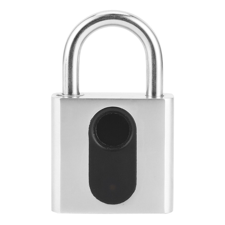 Intelligens ujjlenyomat- és Bluetooth-lakat, IP65 vízálló, 100 ujjlenyomat kapacitás, 150mAh akkumulátor