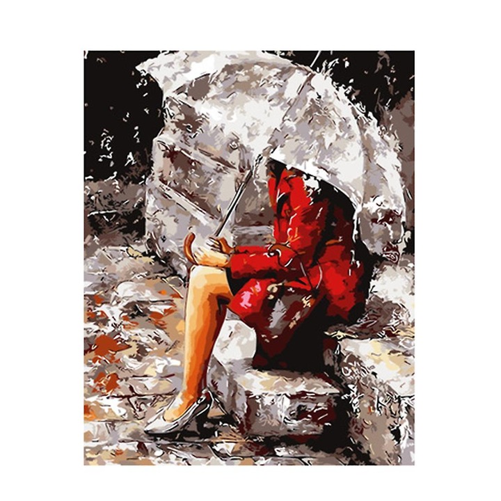 OEM számfestő készlet, tájkép, 40x50cm, többszínű
