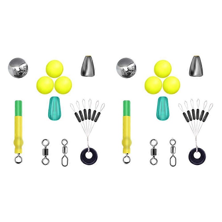 Set accesorii pescuit, multicolor, 8g, diverse componente