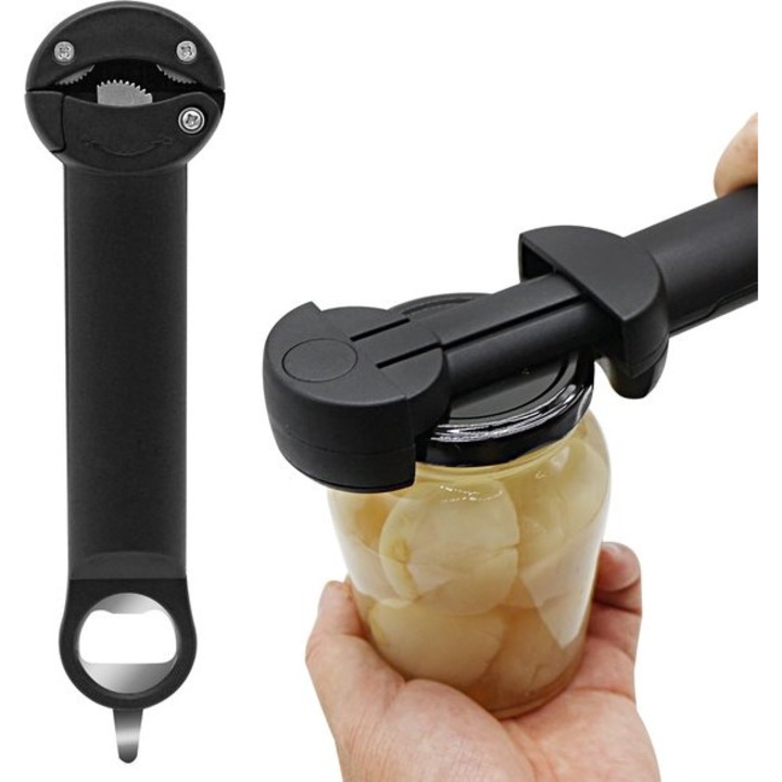 Ergonomikus, kihúzható, mágneses, multifunkcionális konzervnyitó 7.6cm