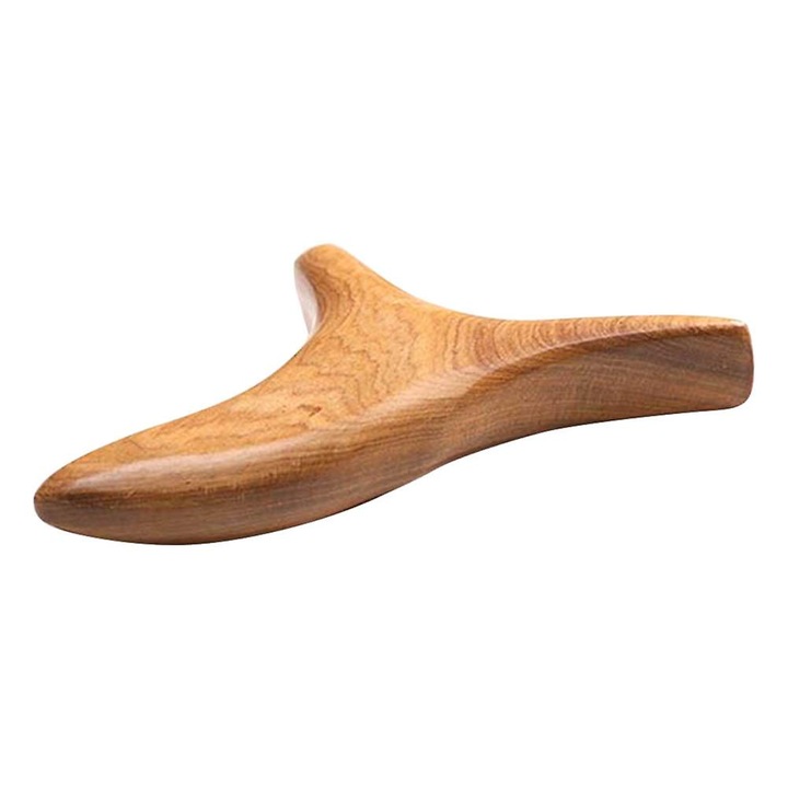 Trigeminális fa testmasszírozó 14x8x2.5cm, könnyű és ergonomikus