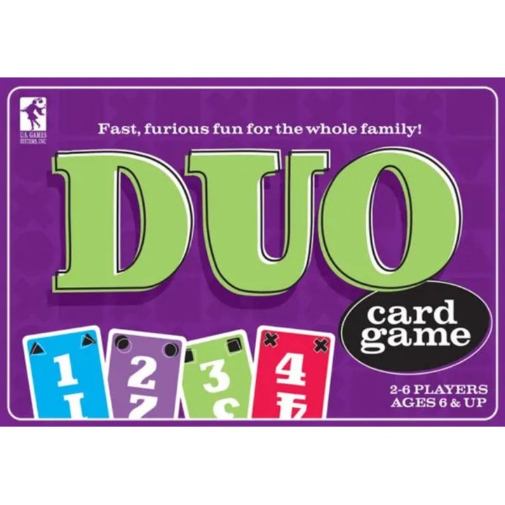 Társasjáték Duo, 76 kártya, többszínű, 2-6 játékos